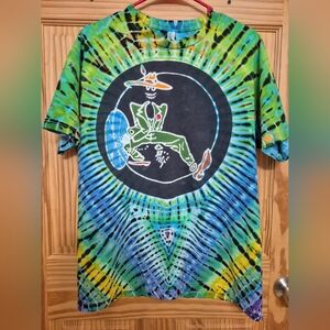 Alstyle Tye Dye Unisex Skeleton Shirt